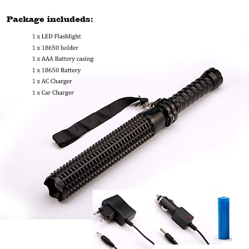 cree 1 tac flashlight rechargeable Power Style LED Focalize Q5 LED 6 1/2" Lo BestGift247 and Strobe. SUPER POWERFUL LED TACTICAL MILITARY
