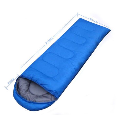 High quality Outdoor Light Sleeping Bag Camping/Hiking w/blue carrying case