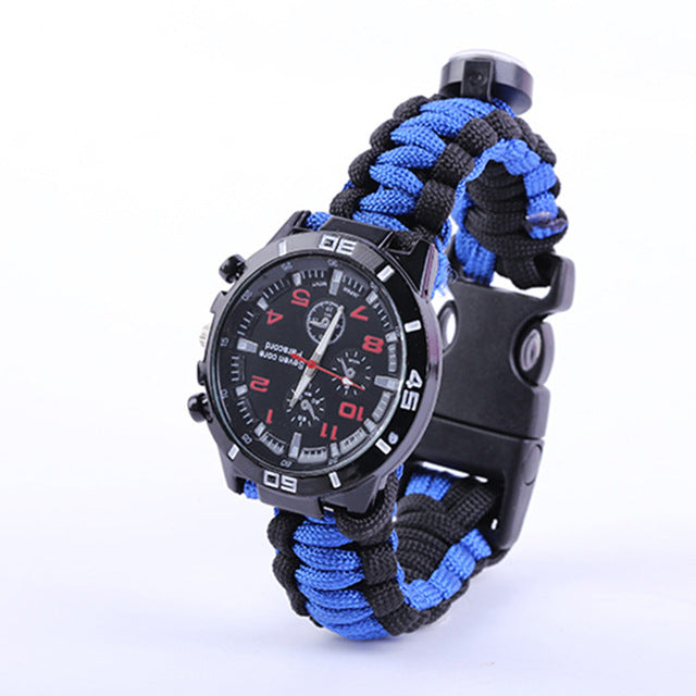 Multifunctionele waterdichte militaire tactische paracord horloge Multifunctionele waterdichte militaire tactische paracord horloge