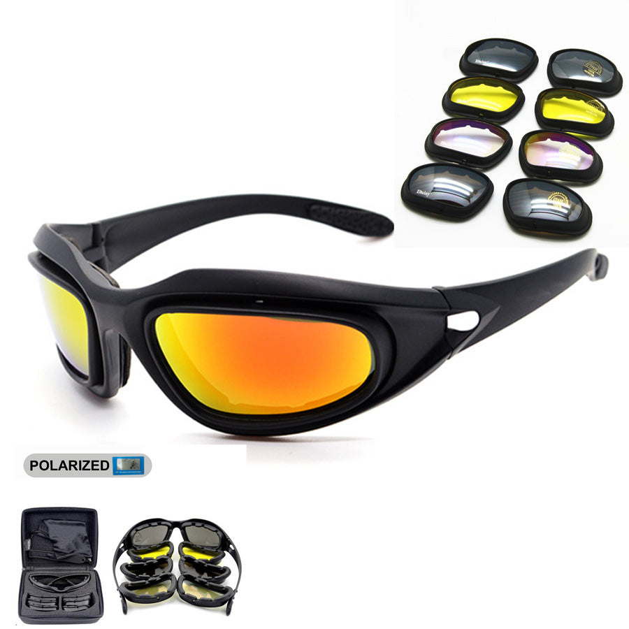 Polarized Sunglasses Men Sport Tactical Glasses Military Goggles